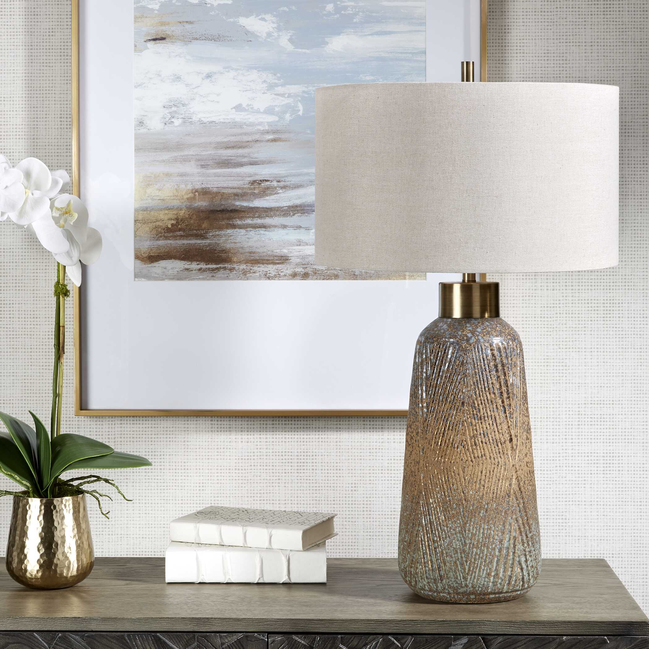 Western Sky Ceramic Table Lamp