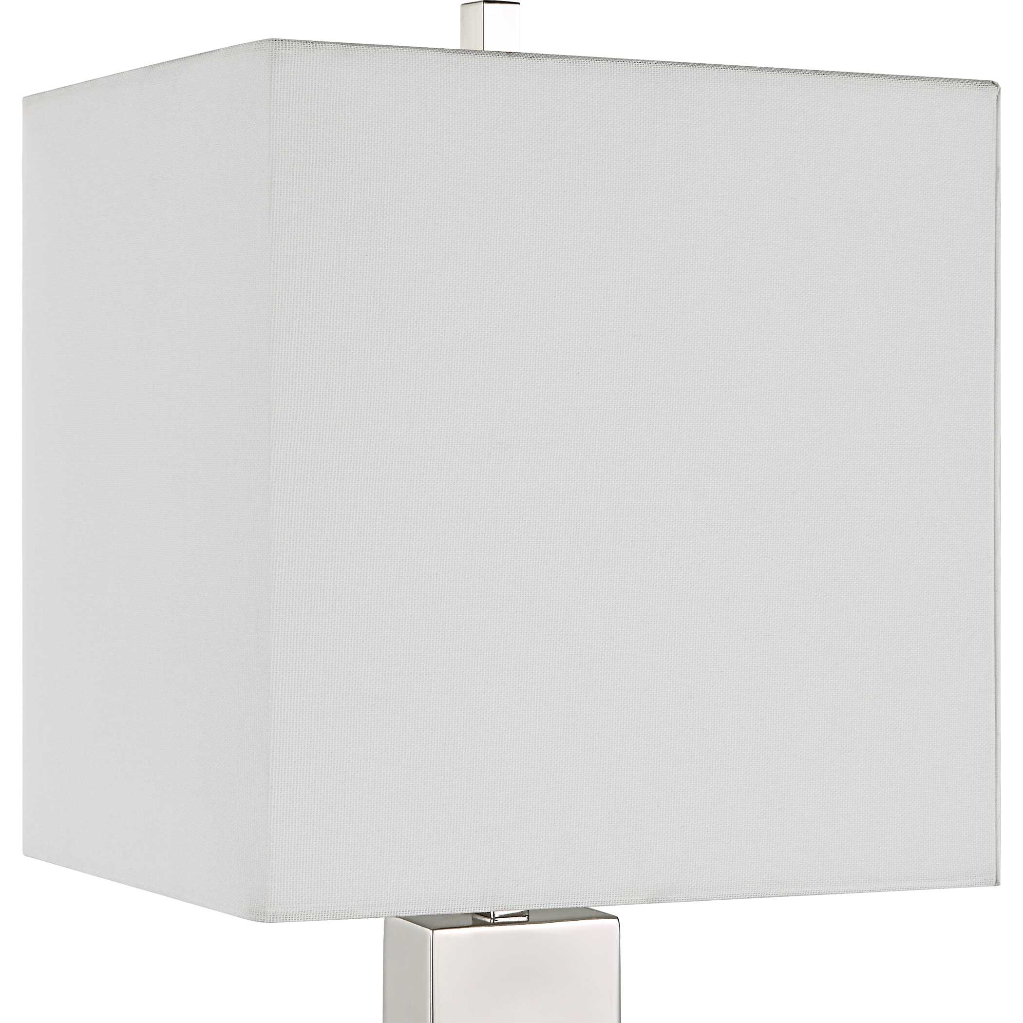 Pilaster Black Marble Table Lamp