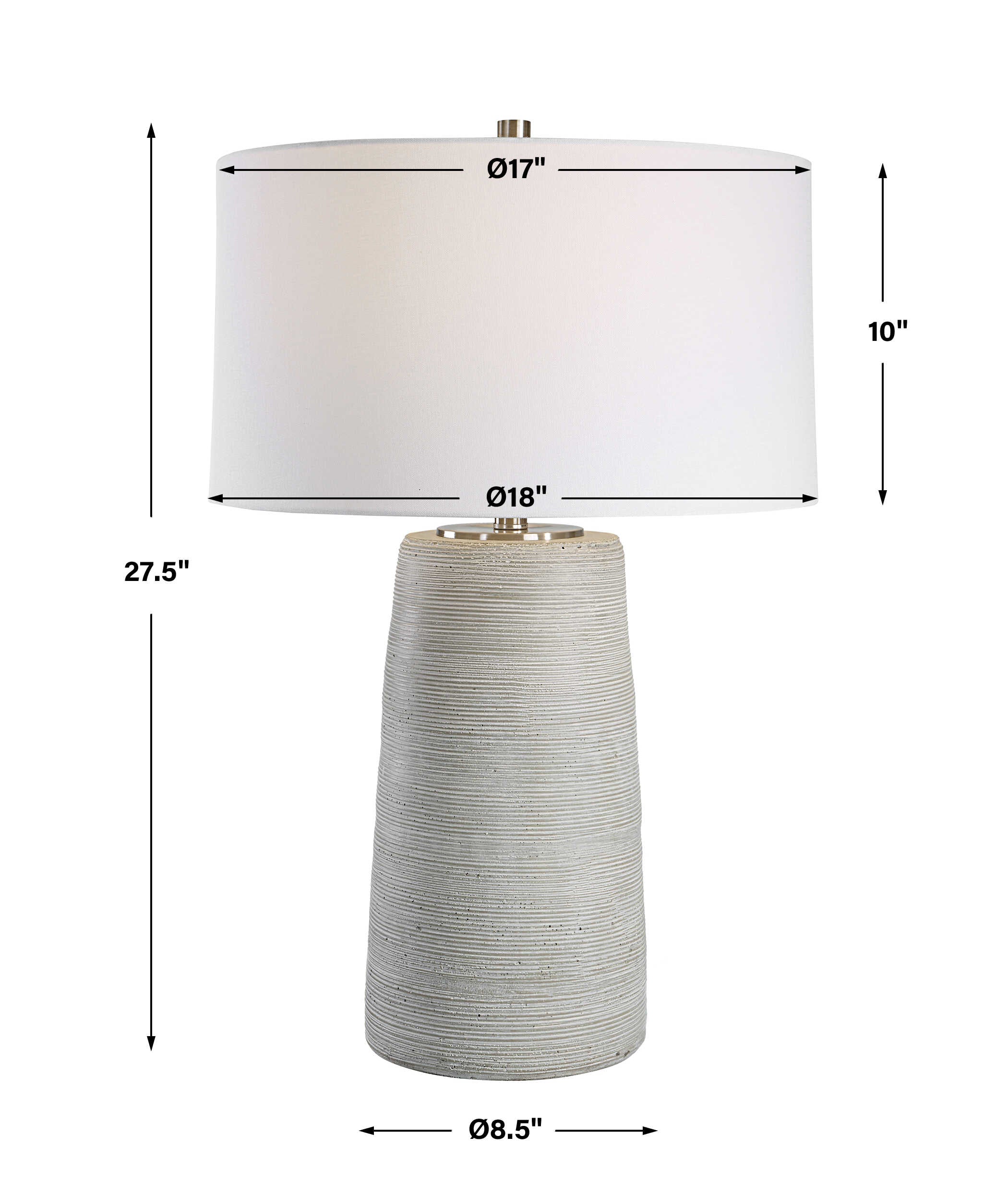 Mountainscape Ceramic Table Lamp