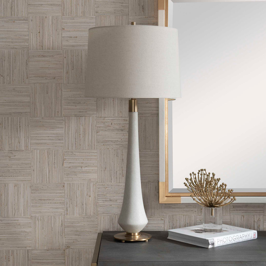 Marille Ivory Stone Table Lamp