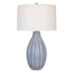 Veston Blue Glaze Table Lamp