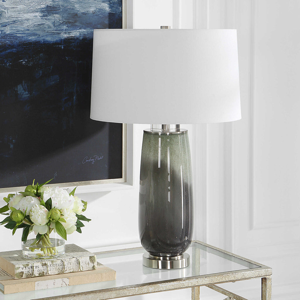 Campa Gray-Blue Table Lamp