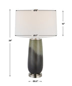 Campa Gray-Blue Table Lamp