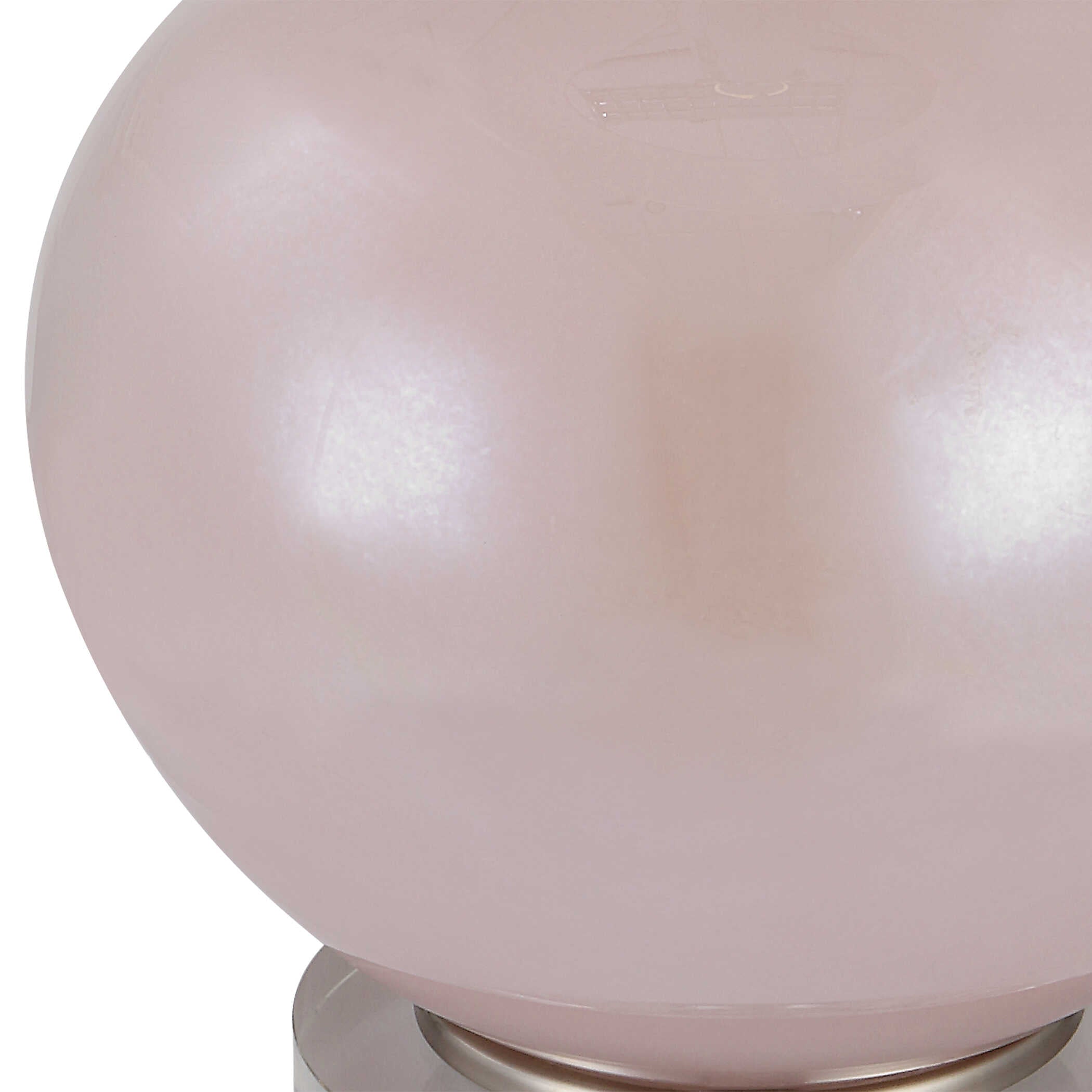 Rosa Pink Glass Table Lamp