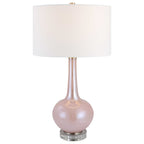 Rosa Pink Glass Table Lamp