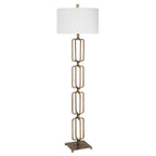 Link Brushed Gold Floor Lamp
