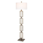 Link Brushed Gold Floor Lamp