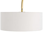 Huxford Brass Arch Floor Lamp