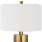 Adelia Ivory & Brass Table Lamp