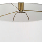 Adelia Ivory & Brass Table Lamp