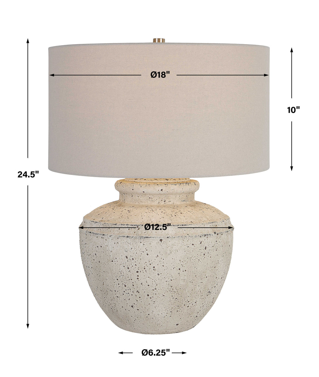 Artifact Aged Stone Table Lamp