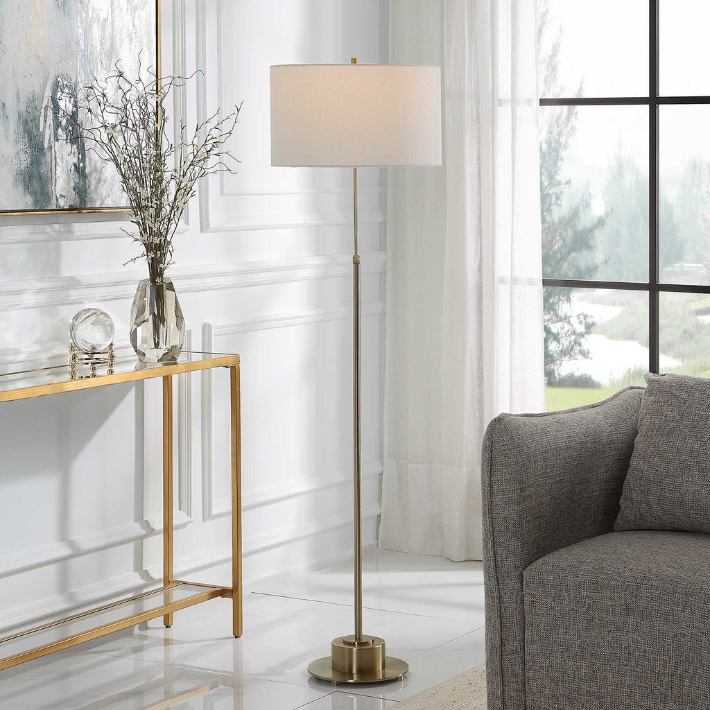 Prominence Brass Floor Lamp