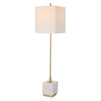Escort Brass Buffet Lamp
