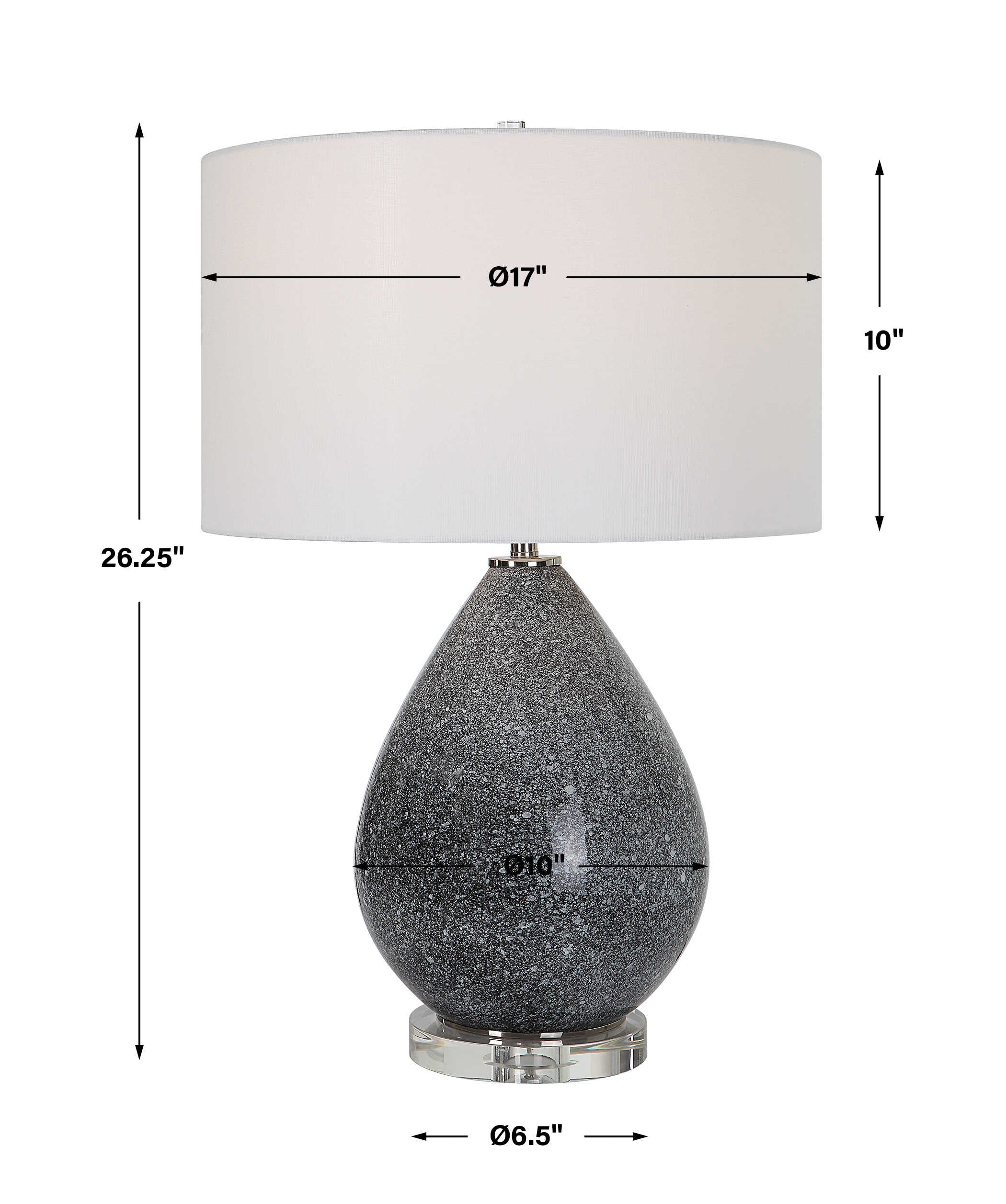 Nebula Speckled Glaze Table Lamp