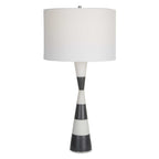 Bandeau Banded Stone Table Lamp