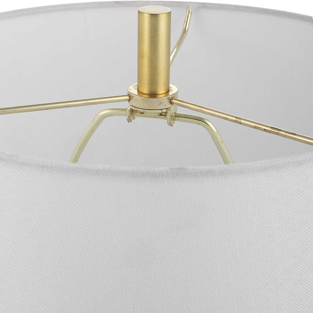 Turret Gold Buffet Lamp