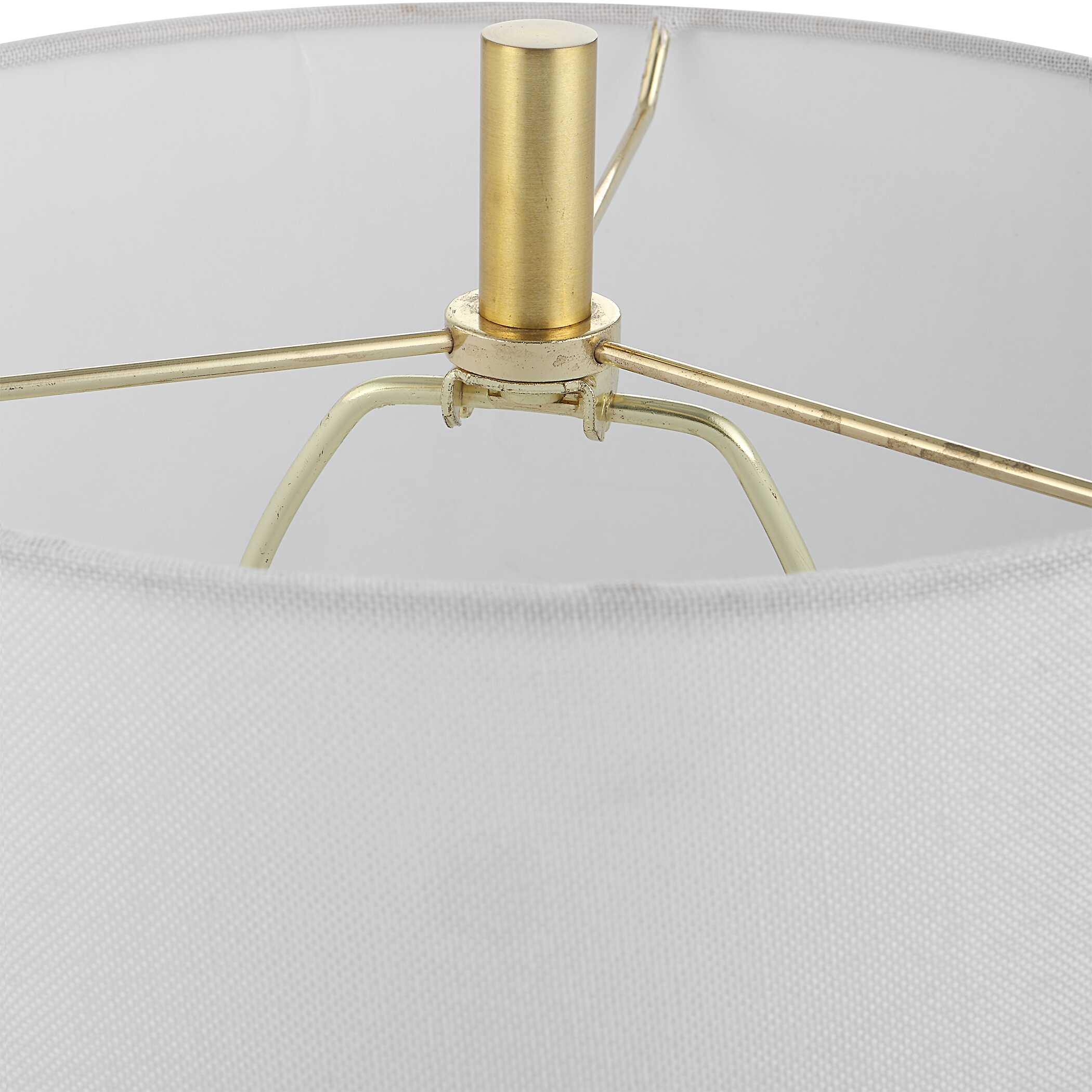 Turret Gold Buffet Lamp