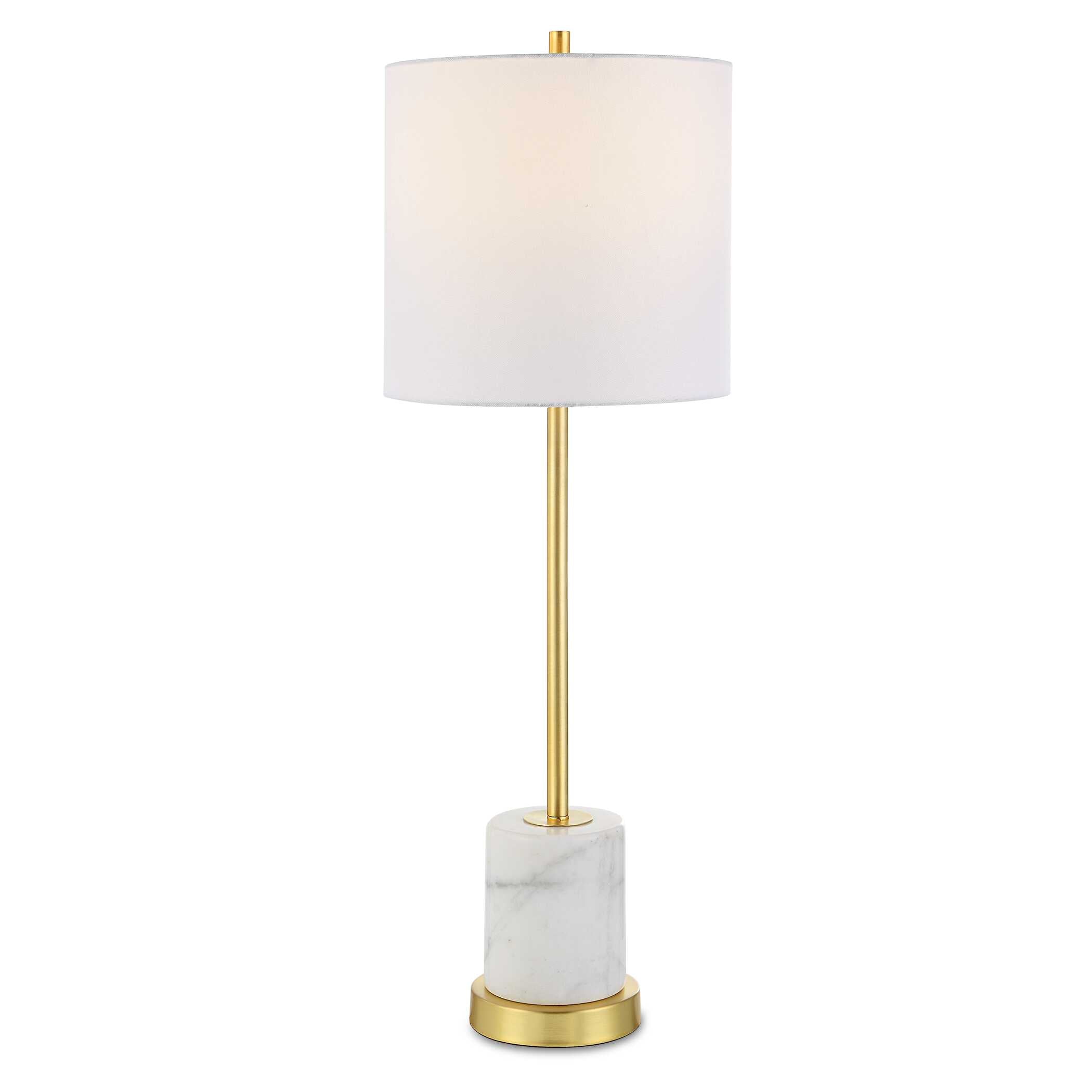 Turret Gold Buffet Lamp