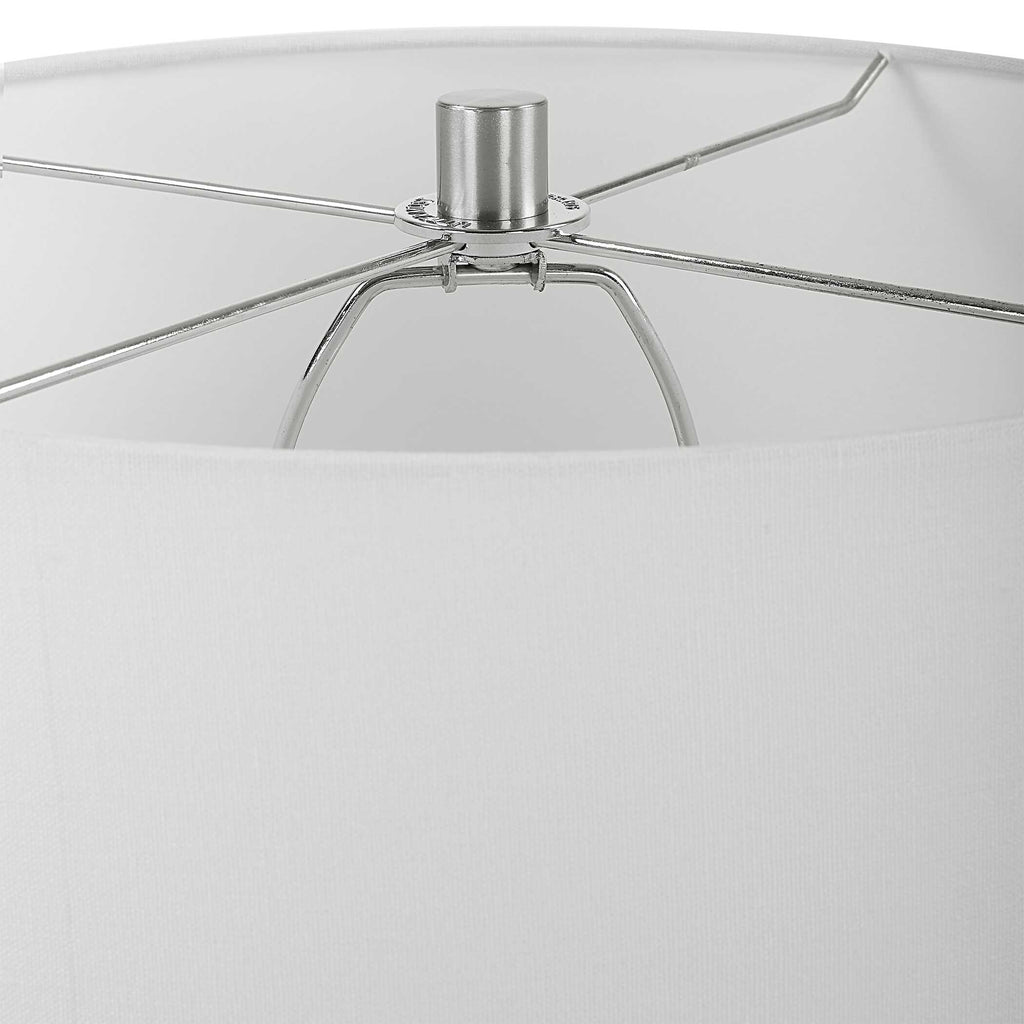 Imperia Aqua Gray Table Lamp