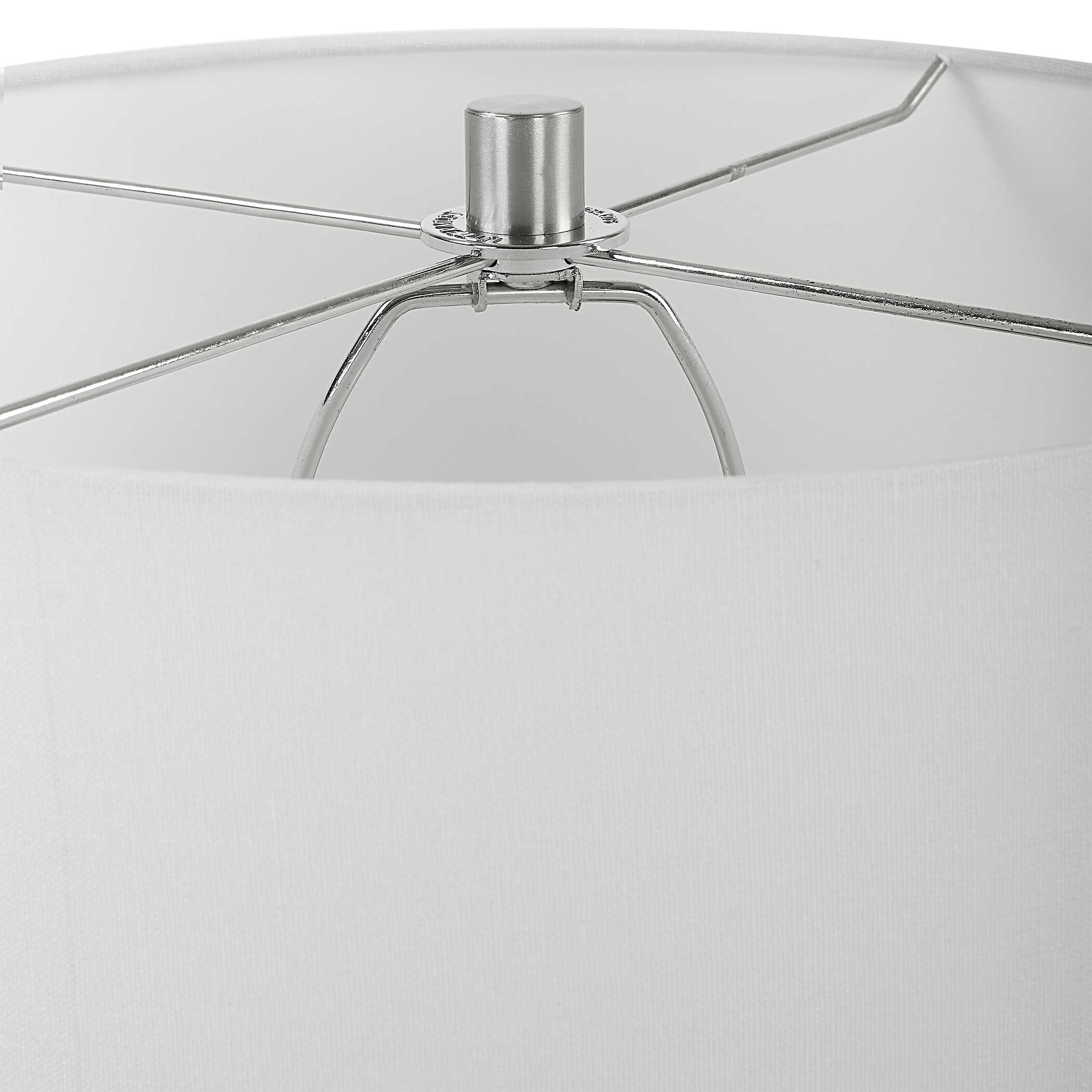 Imperia Aqua Gray Table Lamp