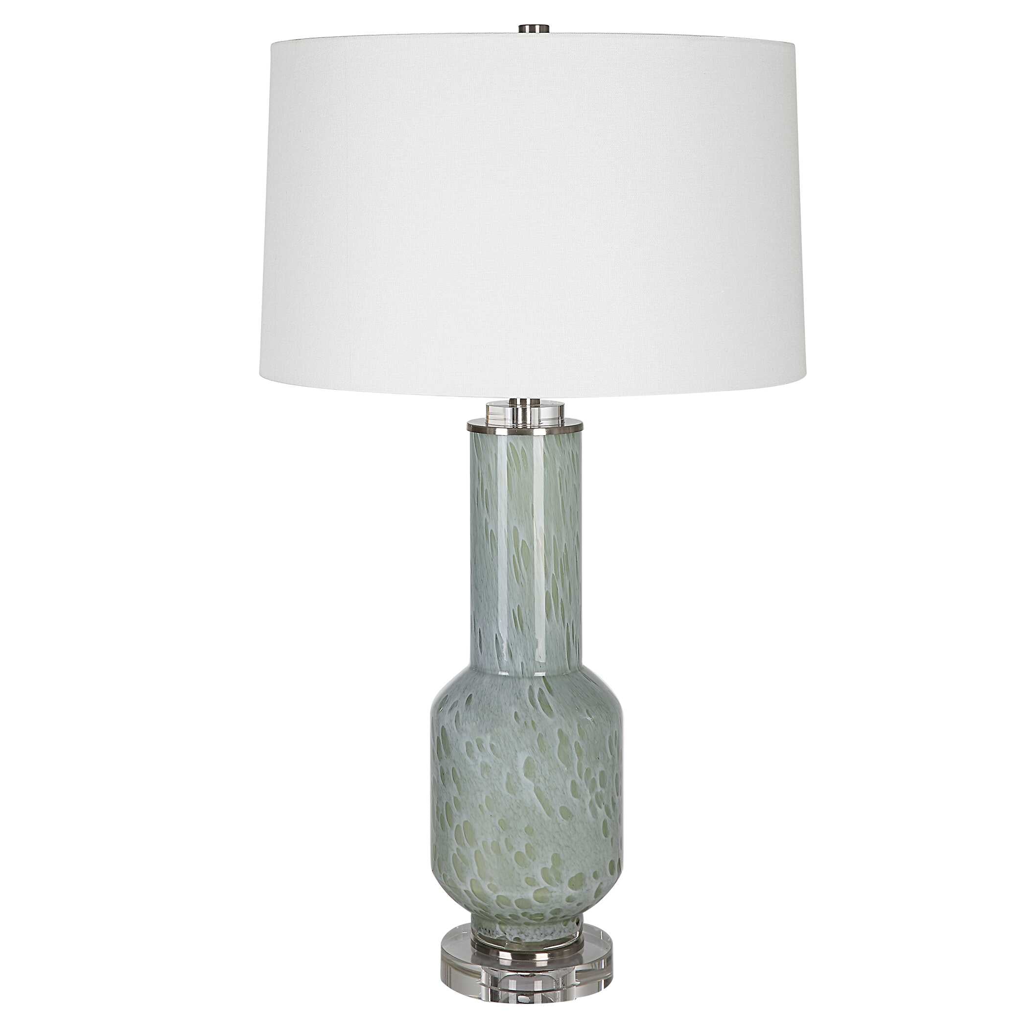 Imperia Aqua Gray Table Lamp