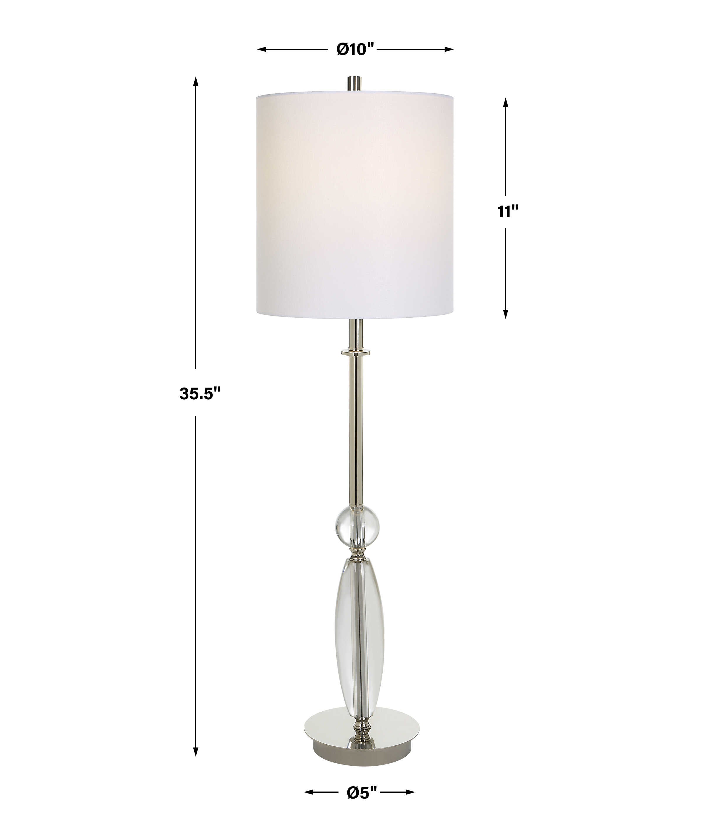 Sceptre Crystal Buffet Lamp
