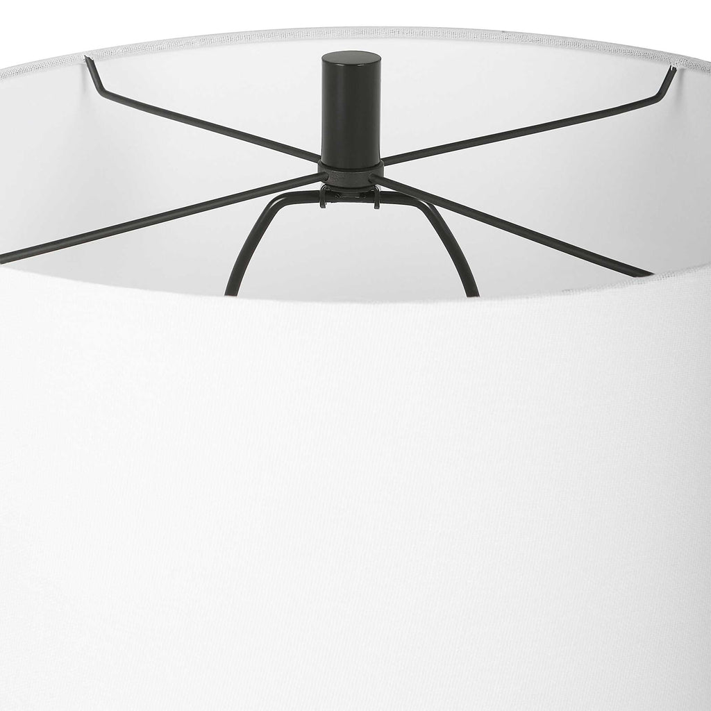 Collar Gloss White Table Lamp