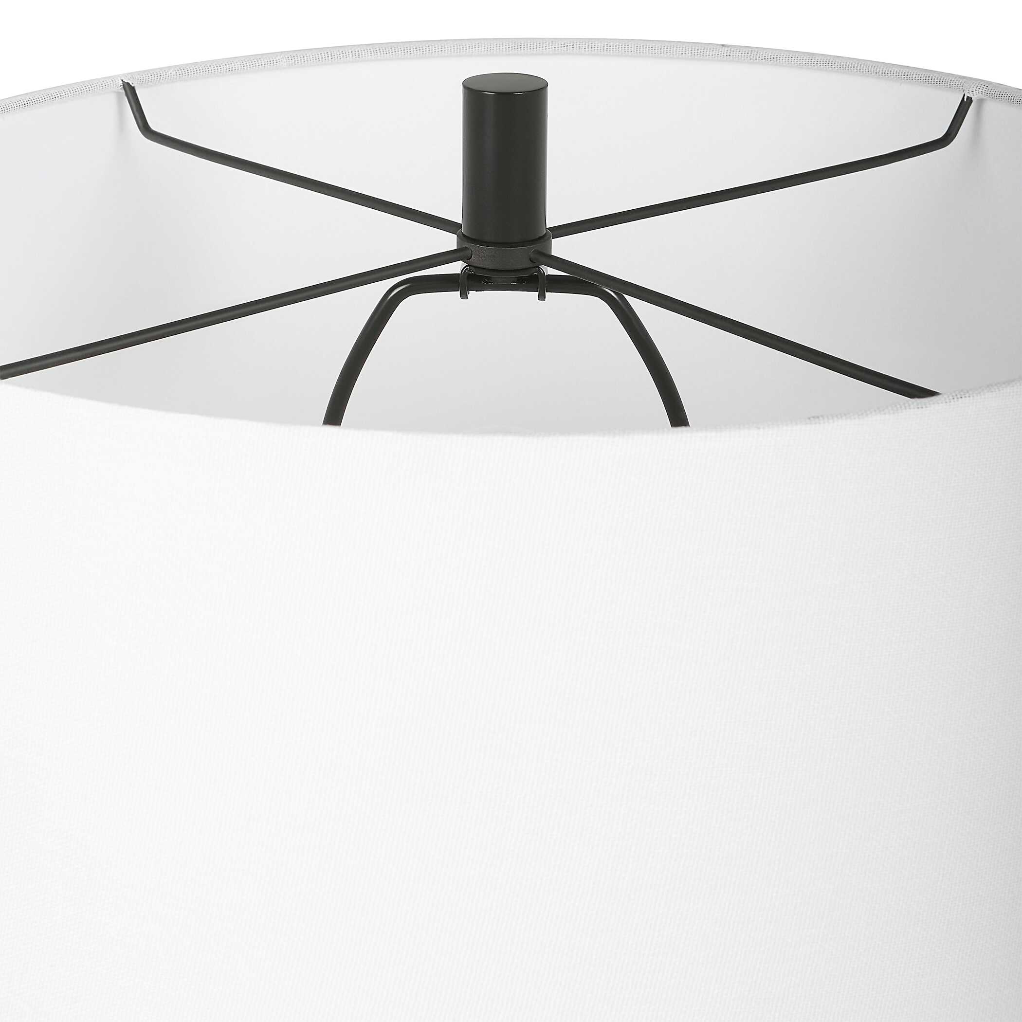 Collar Gloss White Table Lamp