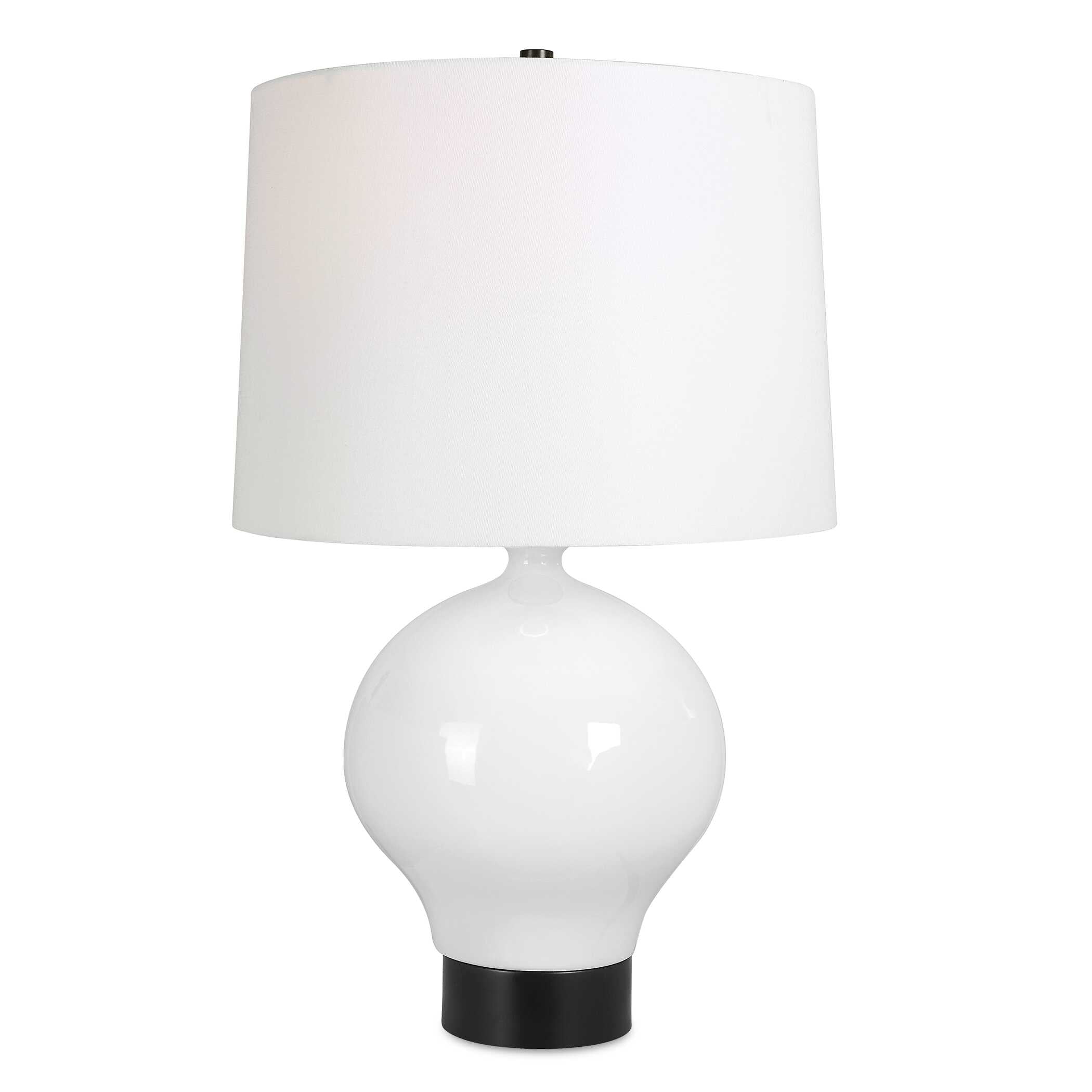 Collar Gloss White Table Lamp
