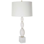 Regalia White Marble Table Lamp