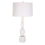 Regalia White Marble Table Lamp