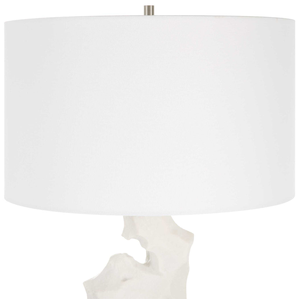Remnant White Marble Table Lamp