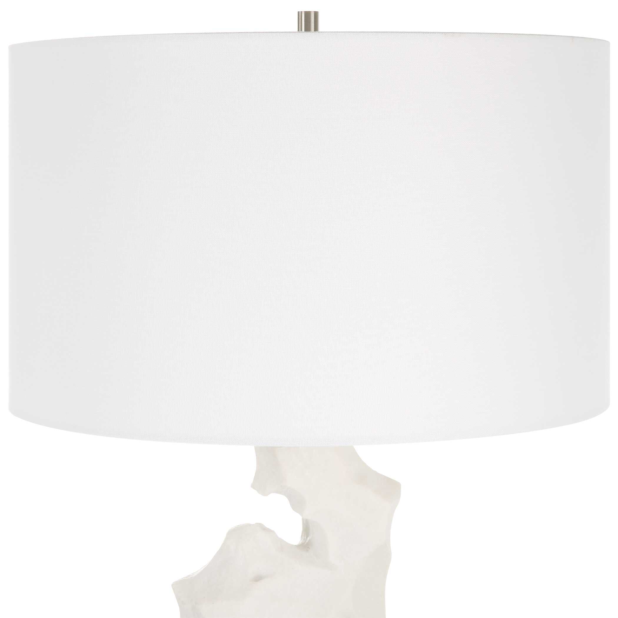 Remnant White Marble Table Lamp