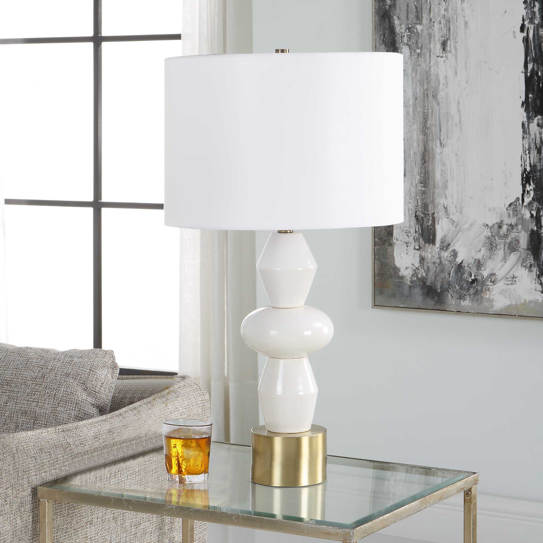 Architect White Table Lamp