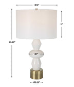 Architect White Table Lamp