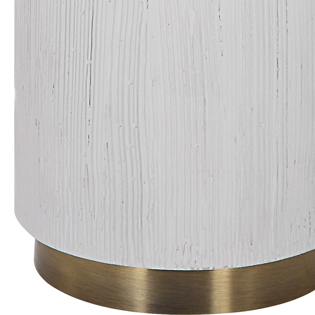 Ruse Whitewashed Table Lamp