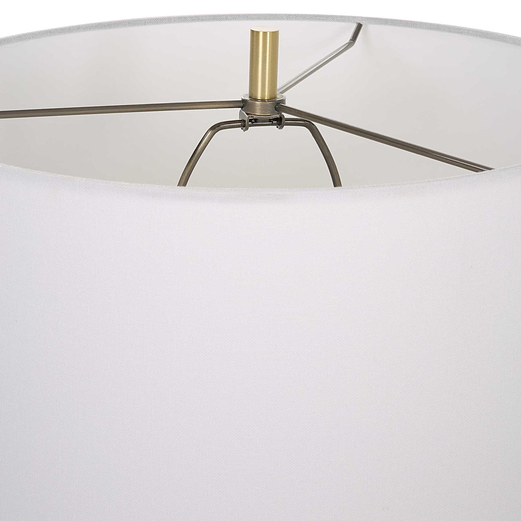 Ruse Whitewashed Table Lamp