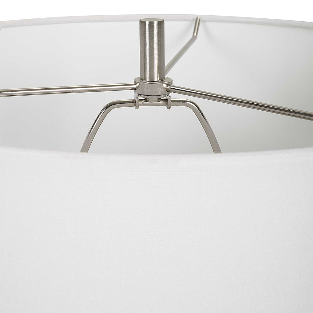 Band Together Crystal & Wood Table Lamp