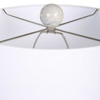 Waves Blue & White Accent Lamp