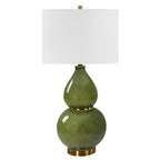 Gourd Green Table Lamp