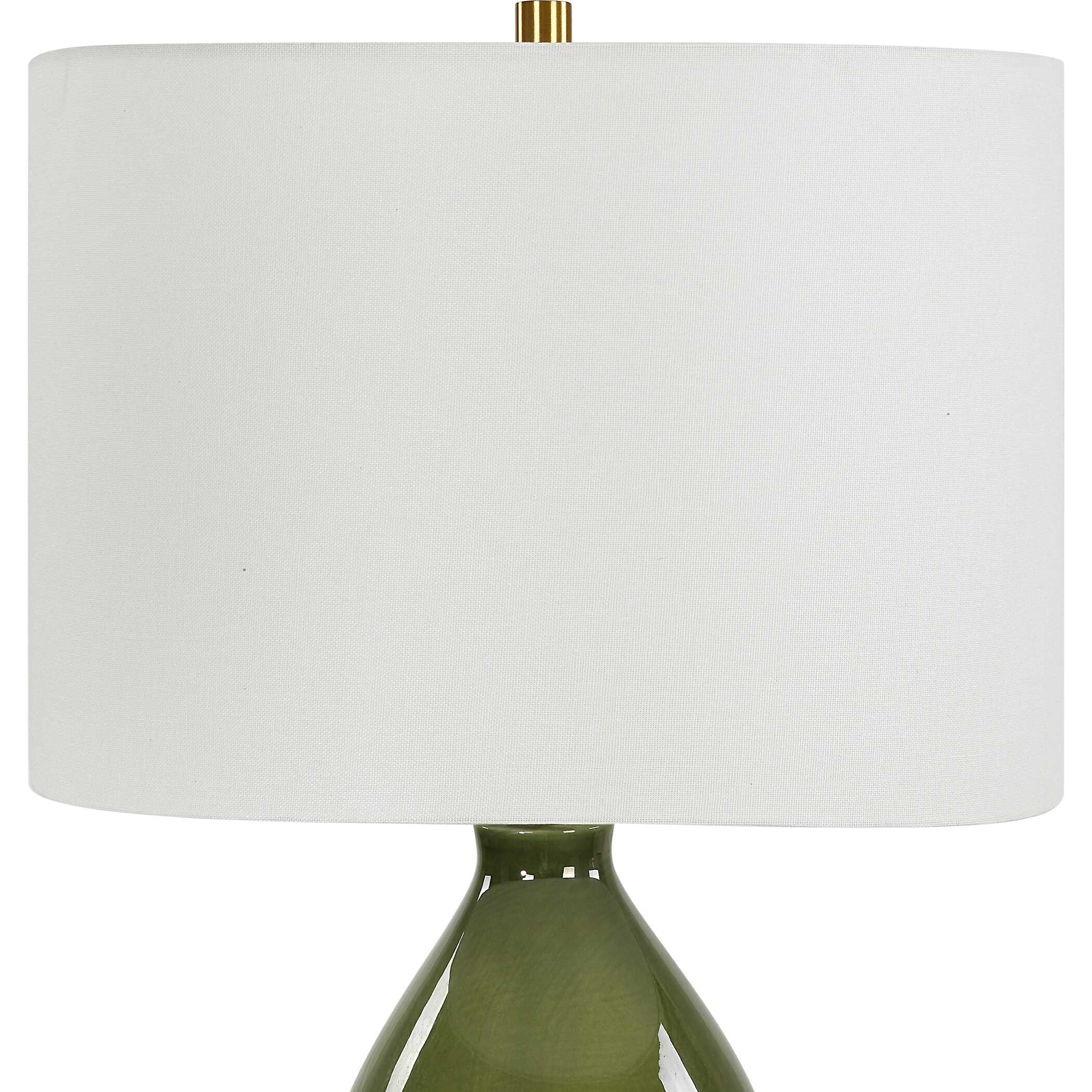 Gourd Green Table Lamp