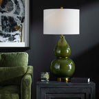 Gourd Green Table Lamp