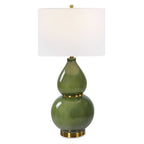 Gourd Green Table Lamp