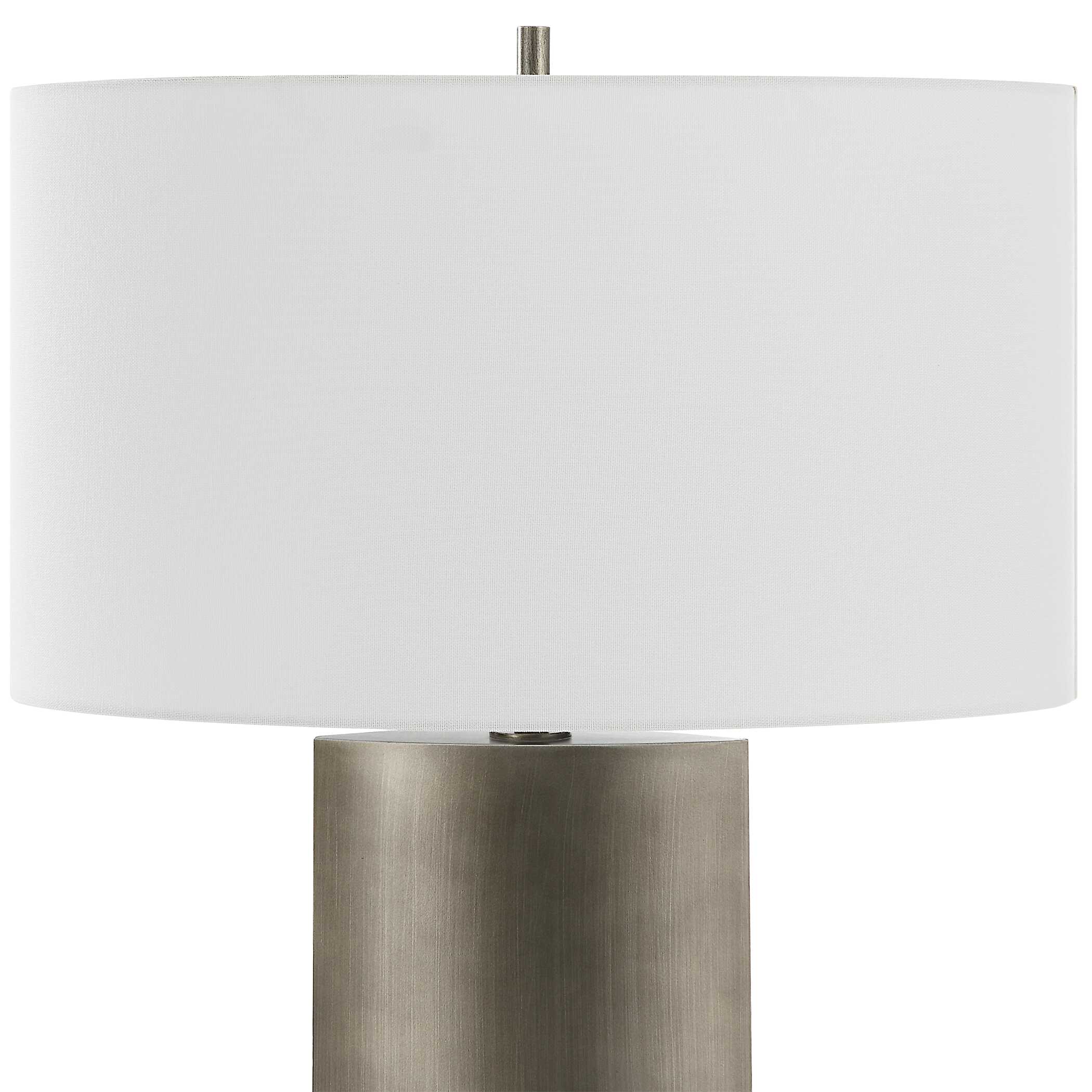 V-Groove Modern Table Lamp
