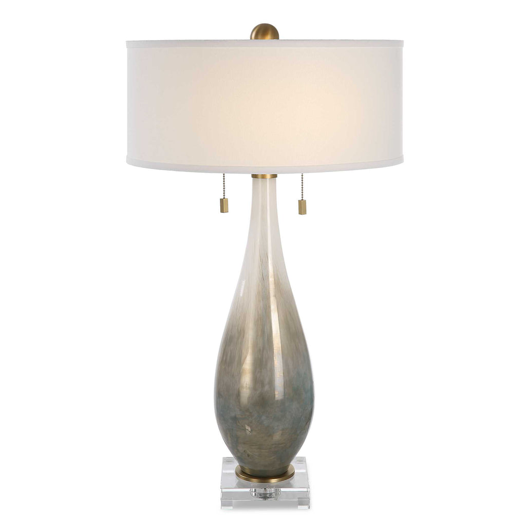 Cardoni Bronze Glass Table Lamp