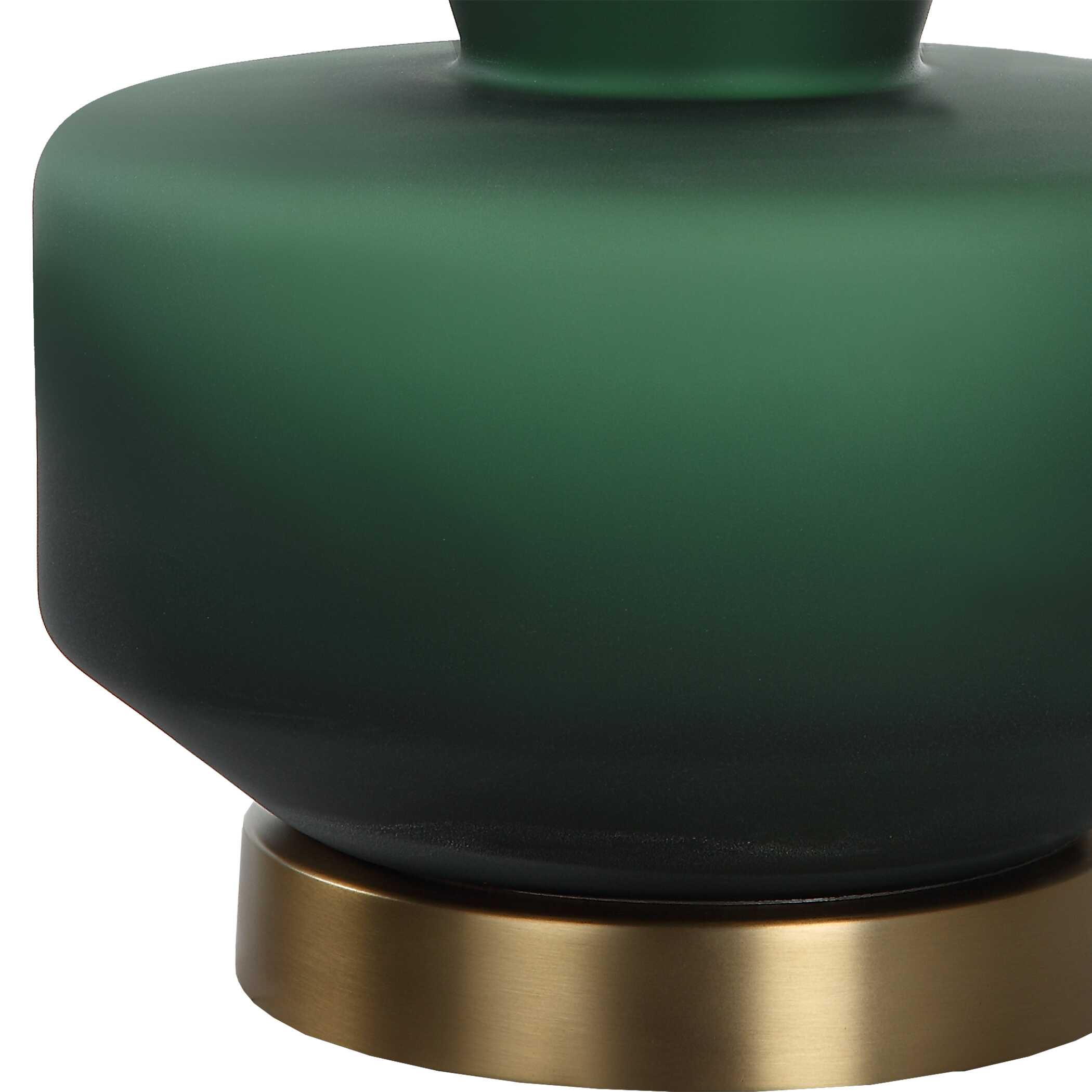 Trentino Dark Emerald Green Table Lamp