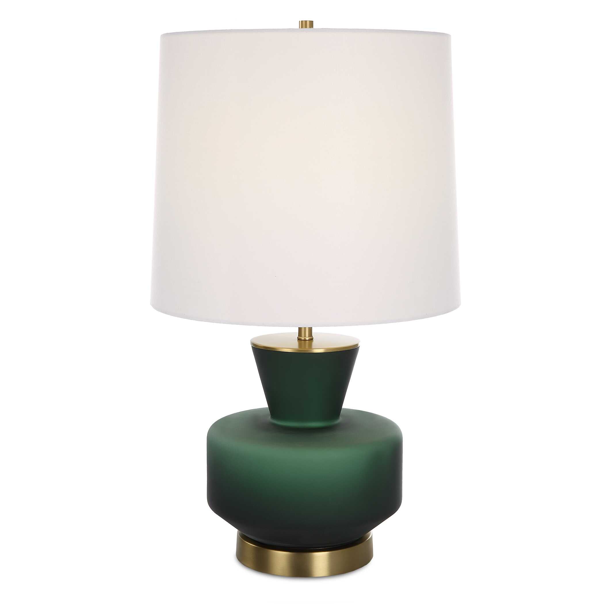 Trentino Dark Emerald Green Table Lamp