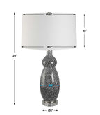 Velino Curvy Glass Table Lamp