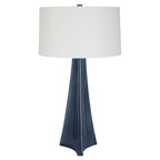 Teramo Scalloped Ceramic Table Lamp