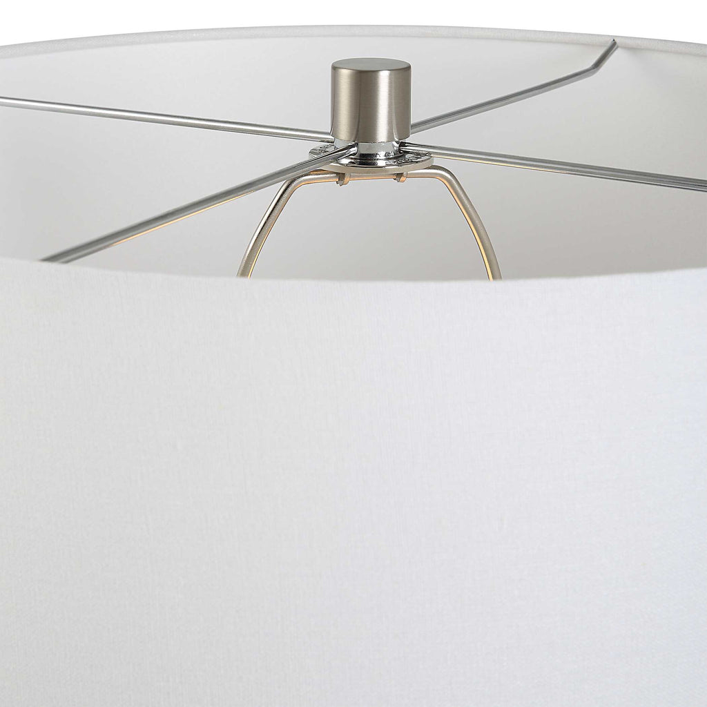 Teramo Scalloped Ceramic Table Lamp